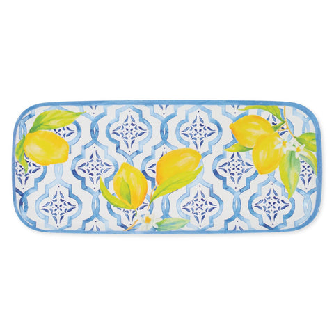 Melamine Lovely Lemons 15" Rectangle Tray