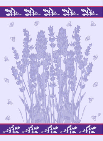 Tea Towel, Jacquard Lavender Plants