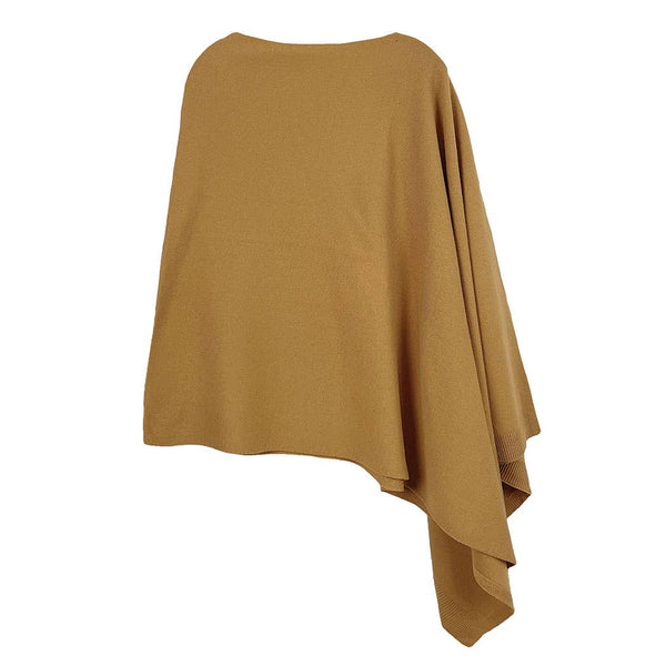 Poncho, Diamond Shape, Mustard