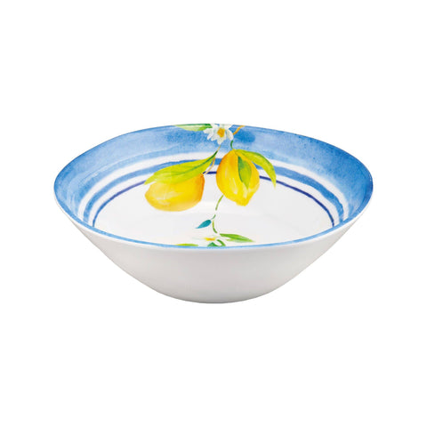 Melamine Lovely Lemons 8" Bowl
