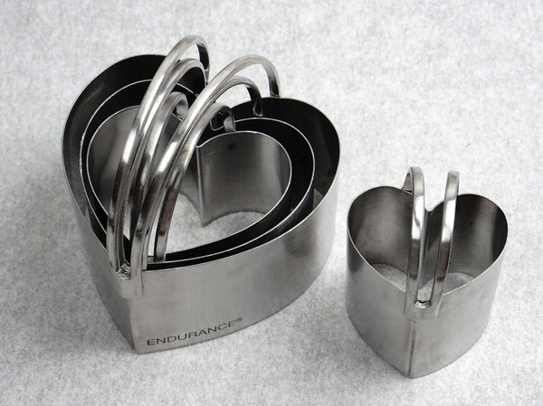 Biscuit Cutters - Heart Set/ 4