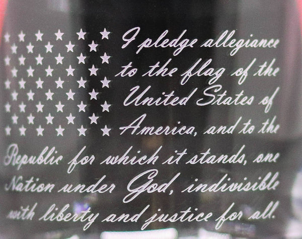 Glass, Rocks, Pledge of Allegiance