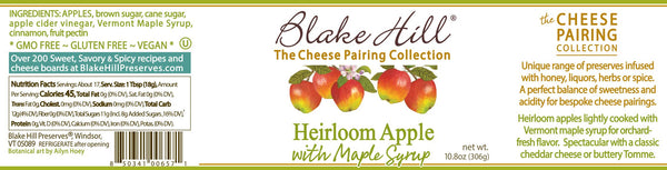 Jam, Heirloom Apple with Maple Syrup