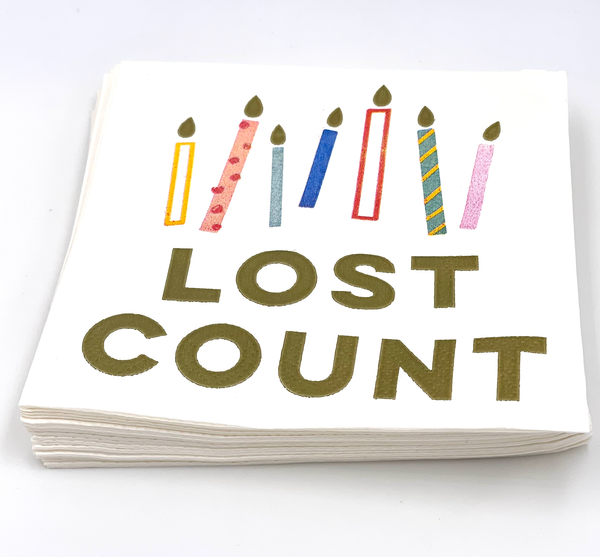 Napkins, Cocktail, Lost Count