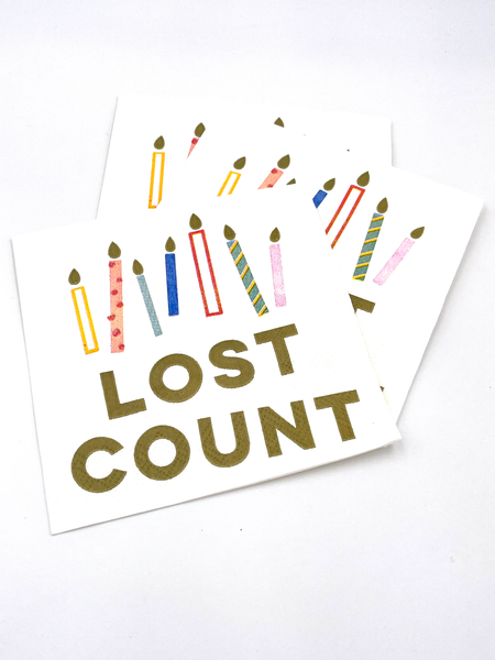 Napkins, Cocktail, Lost Count