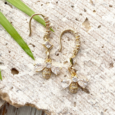 Earrings, Bees!