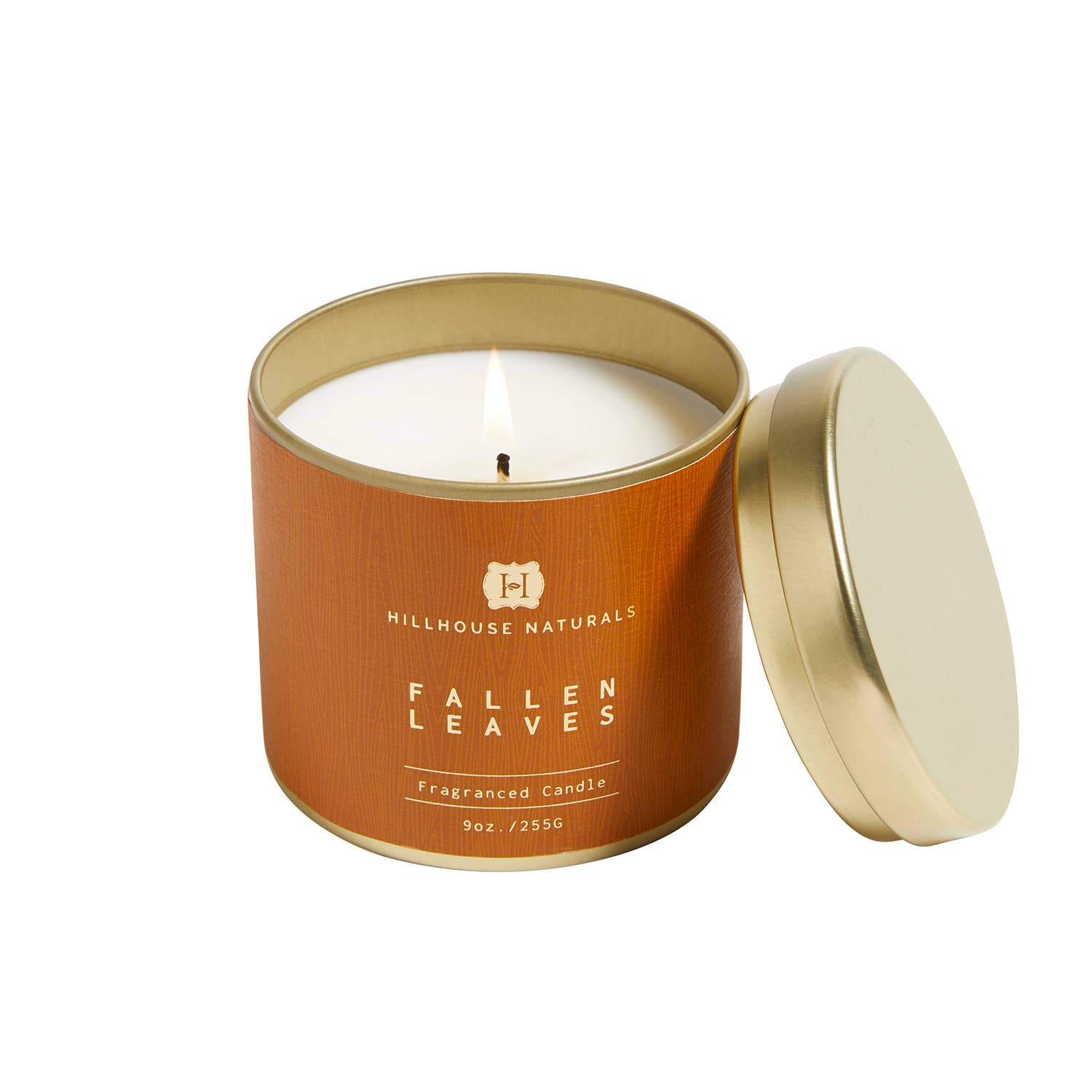 Candle, Fallen Leaves, 9oz Tin
