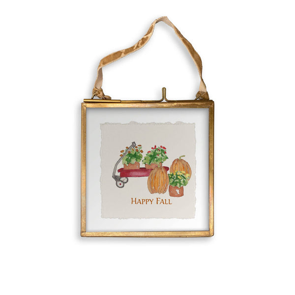 Tea Towel, Fall Wagon