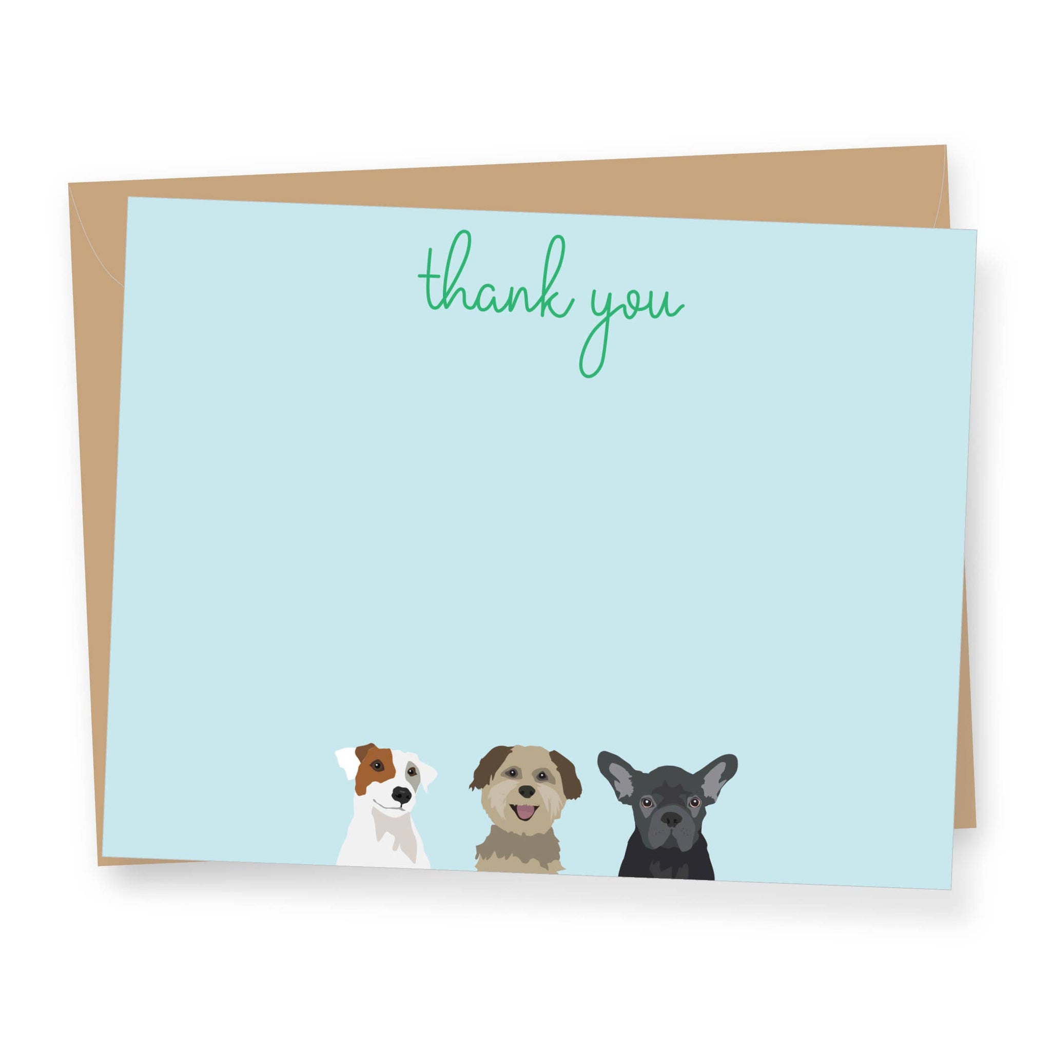 Boxed Flat Notes, Dogs Thank You Set/8