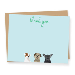 Boxed Flat Notes, Dogs Thank You Set/8