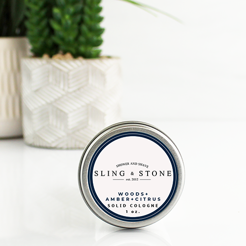 Solid Cologne, Travel Size! Sandalwood+Musk+Orange Blossom