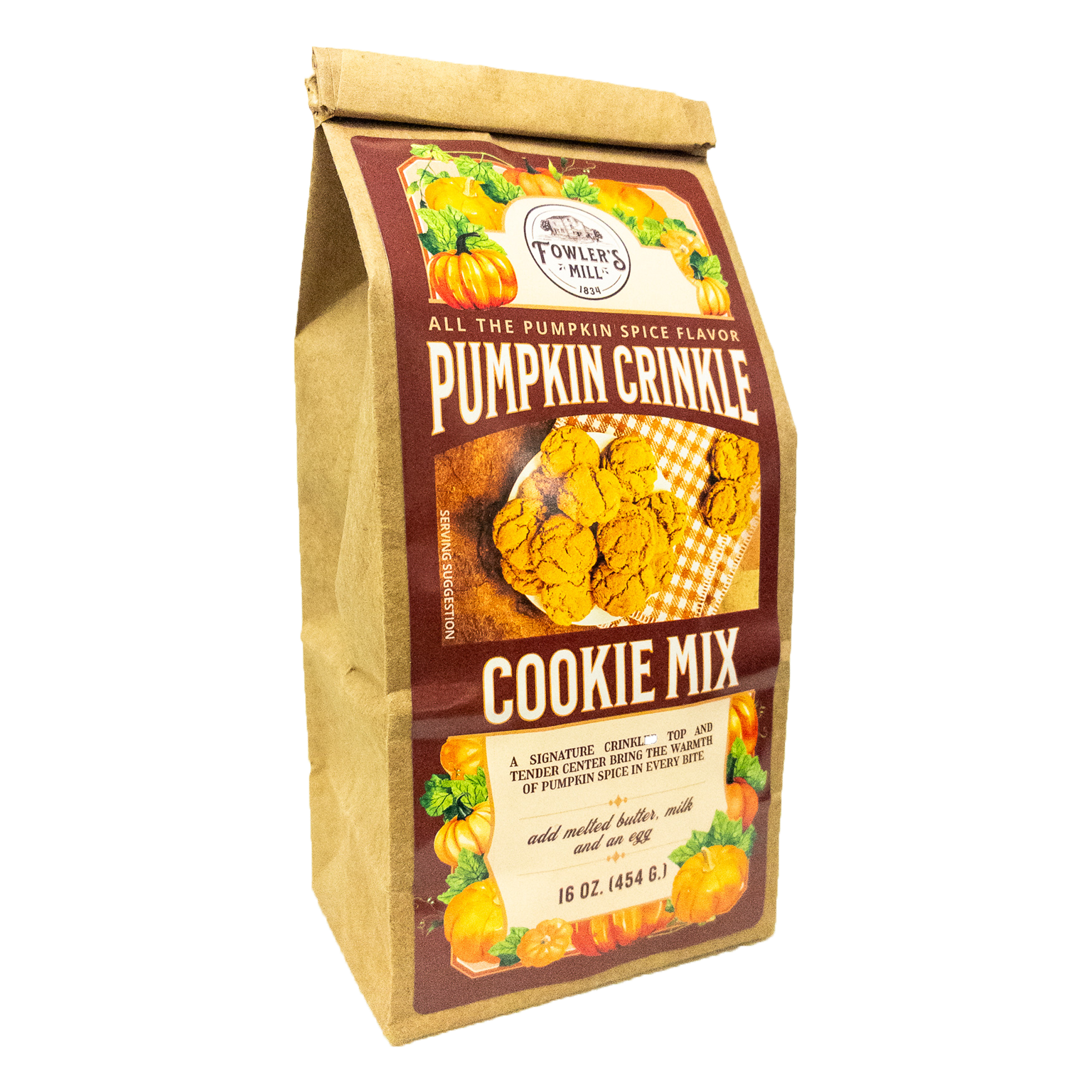 Mix, Pumpkin Crinkle Cookie