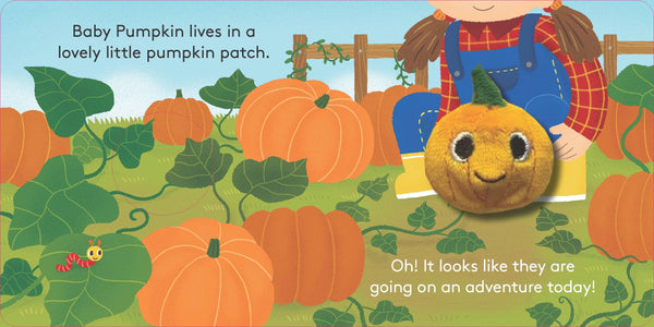 Children's Book, Baby Pumpkin: Finger Puppet Book