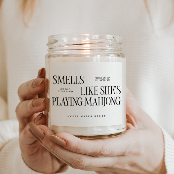 Candle, Smells Like She's Playing Mahjong