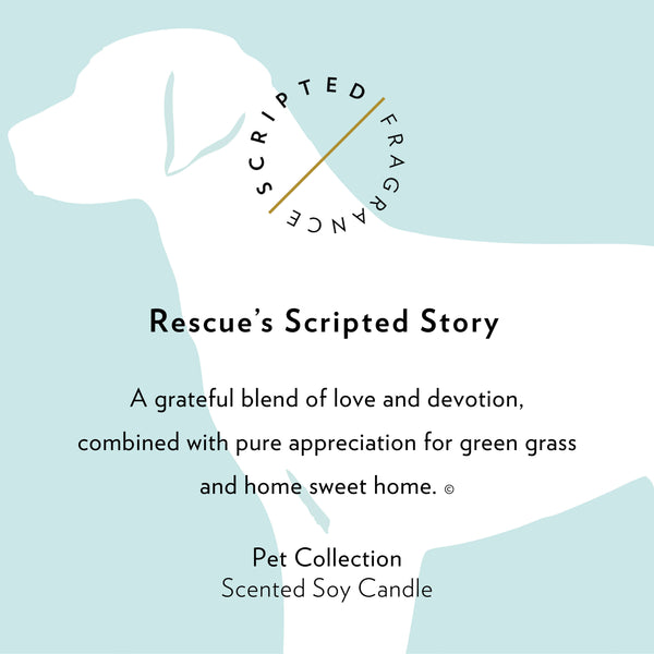 Candle, Rescue Dog Breed Reusable Glass