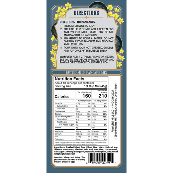 Buttermilk Pancake Mix