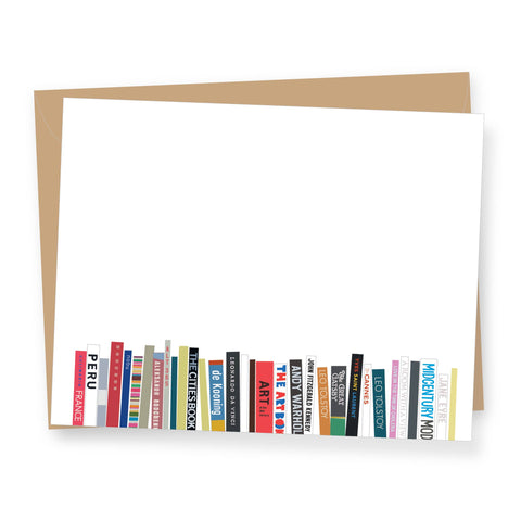 Boxed Flat Notes, Curated Bookshelf Set/8