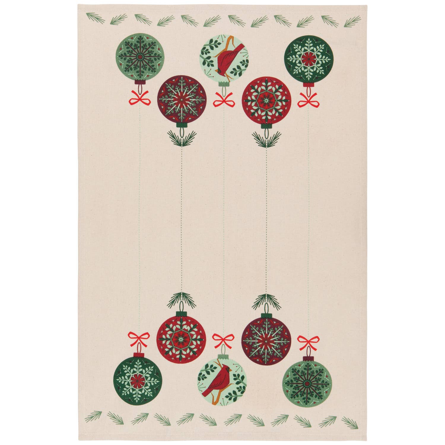 Good Tidings Christmas Printed Dishtowel