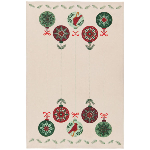 Good Tidings Christmas Printed Dishtowel
