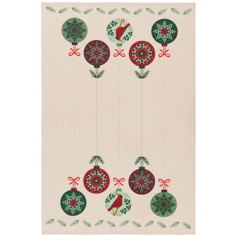 Good Tidings Christmas Printed Dishtowel