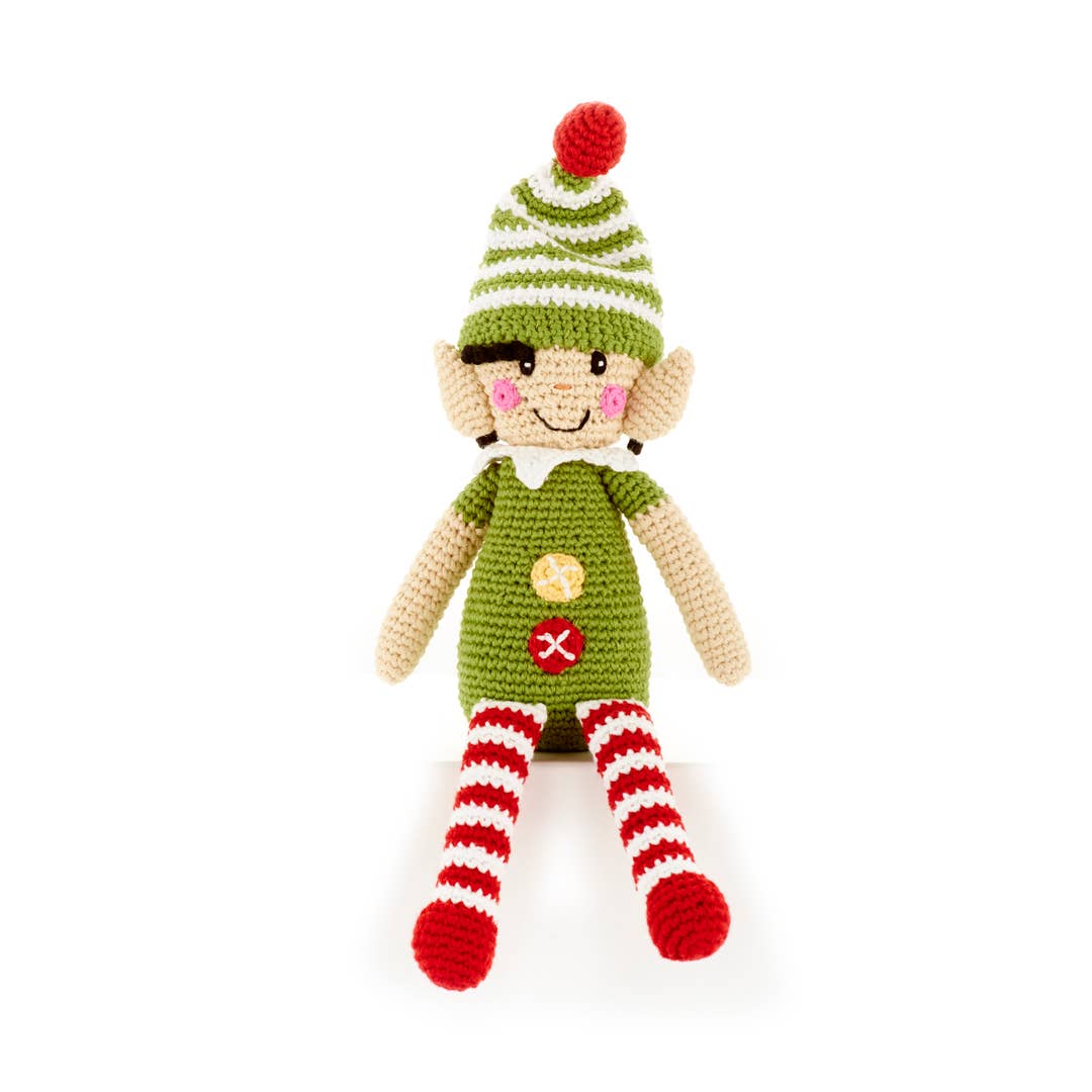 Holiday Plush, Handmade Plush Elf