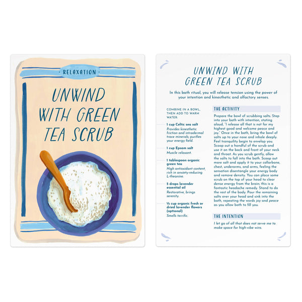 Card Deck, Blissful Baths: 40 Rituals for Self-Care Card Deck