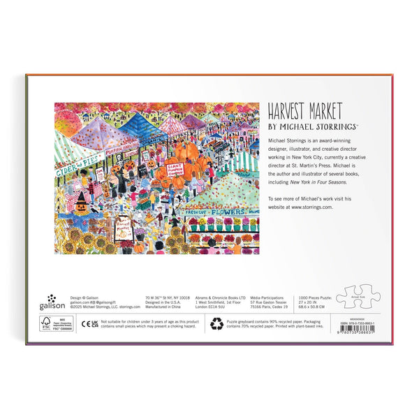Puzzle, Harvest Market 1000 Pc