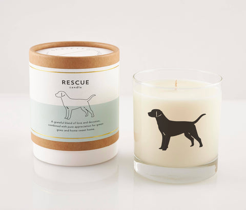Candle, Rescue Dog Breed Reusable Glass