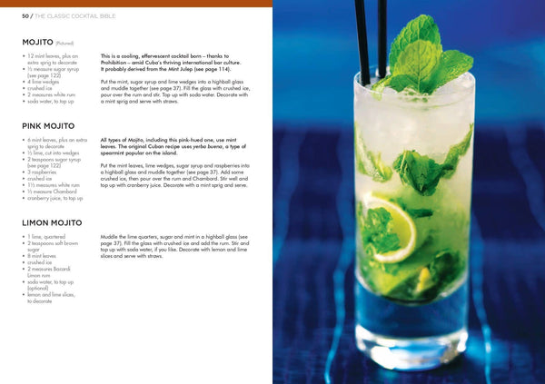 Recipe Book, The Classic Cocktail Bible: Hardcover