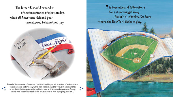 250th: Children's Book, Land of the Free America's ABC Picture Book