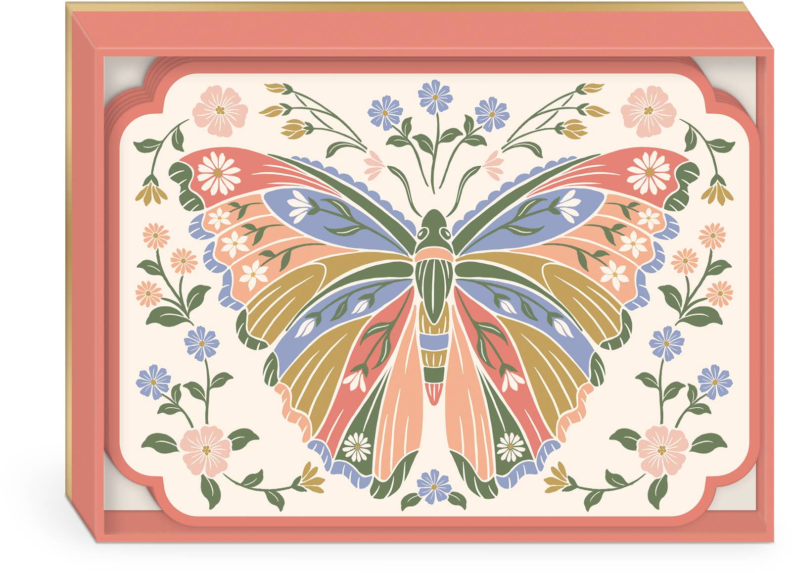 Note Cards, Butterfly Set/20