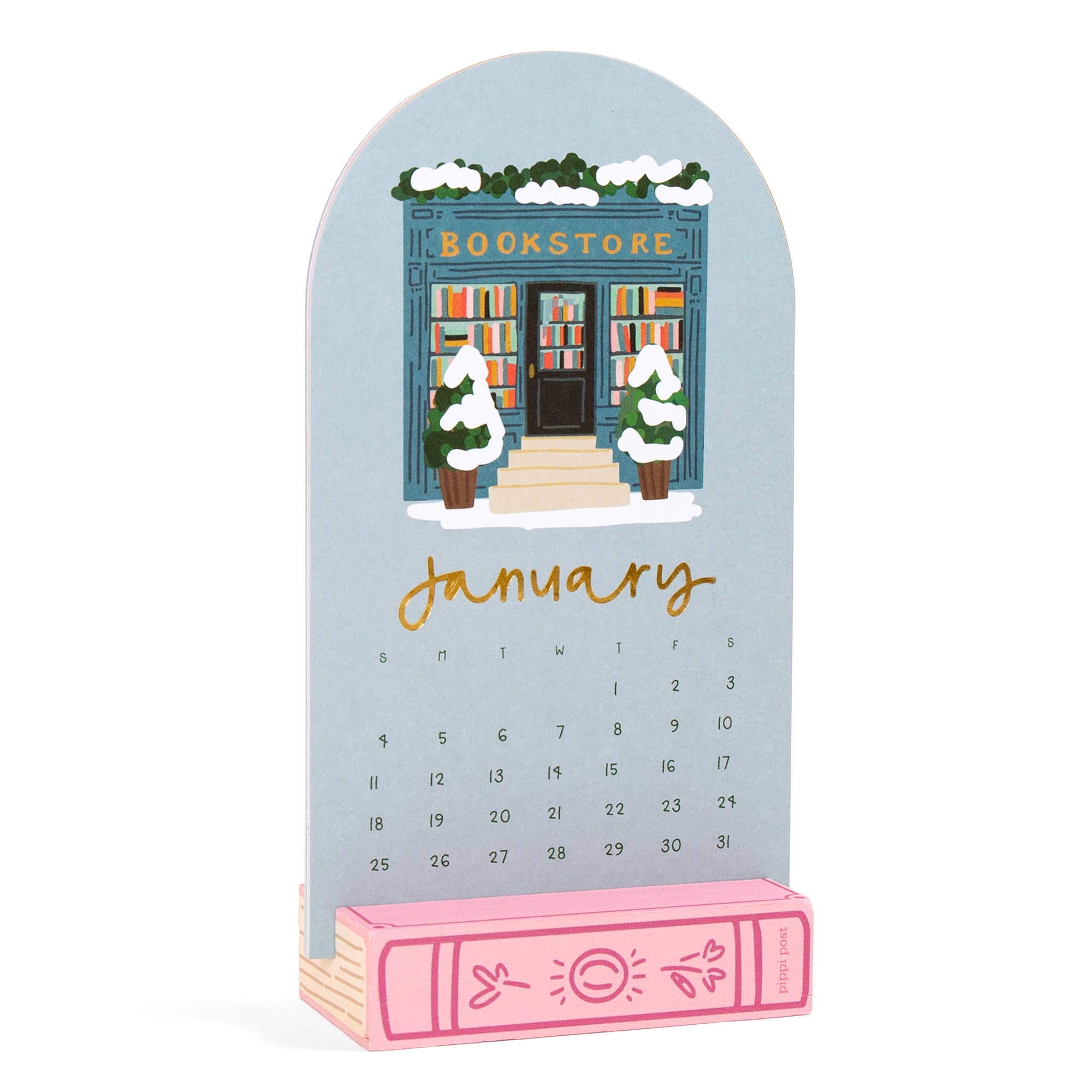 2026 Book Lover's Mini Desk Calendar