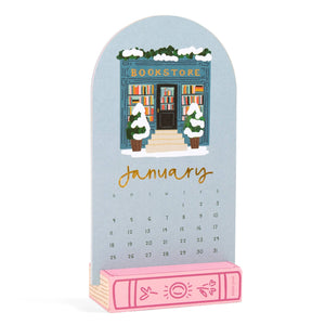 2026 Book Lover's Mini Desk Calendar