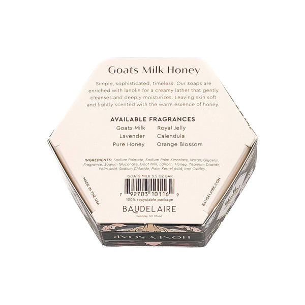 Goats Milk Honey Soap 3.5oz – Hex Box