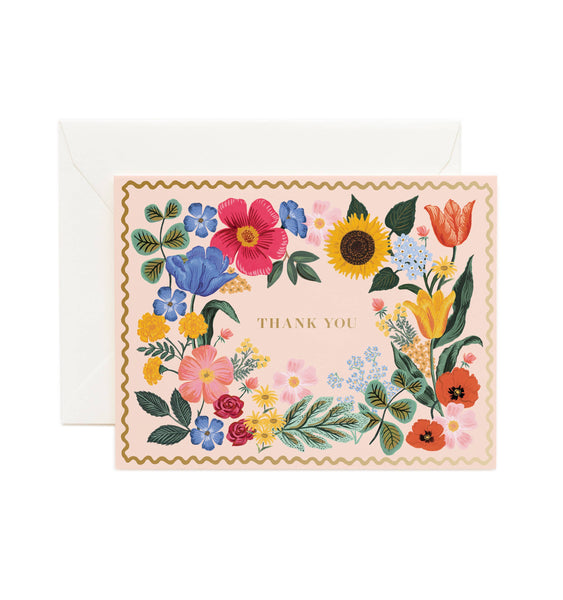 Boxed Cards, Blossom Thank You Set/8