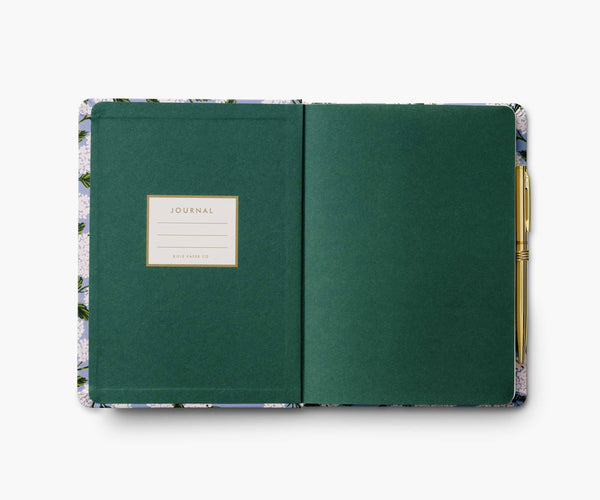 Hydrangea Journal with Pen