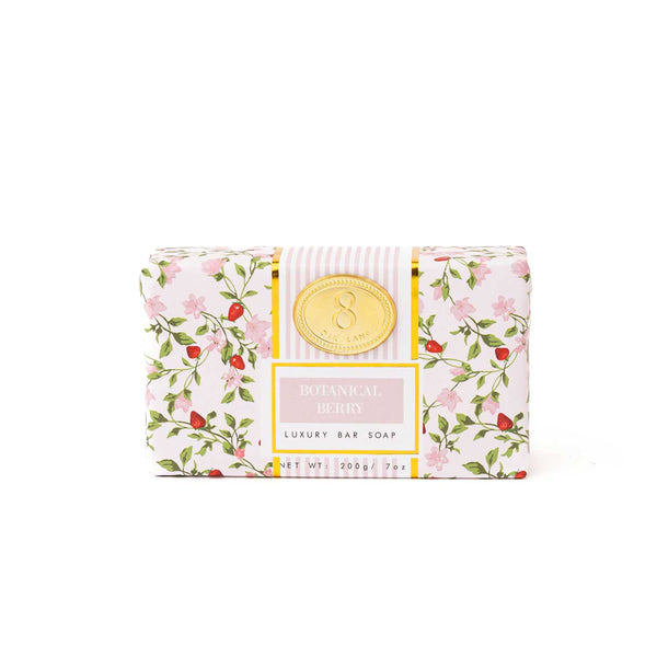 Botanical Berry Wrapped Bar Soap