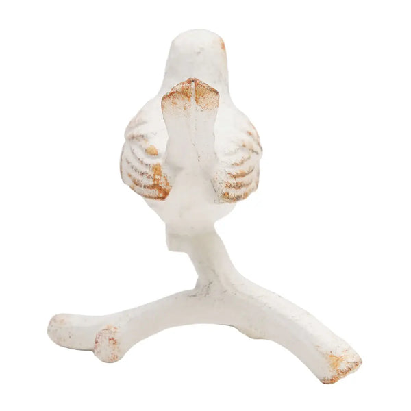 Abeline Decorative Bird Figure White