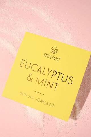 Bath Salt Soak Mini, Eucalyptus & Mint
