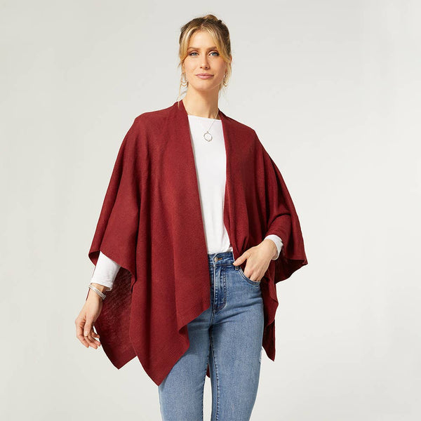 Wrap, Kiara Lightweight Fig/ One Size