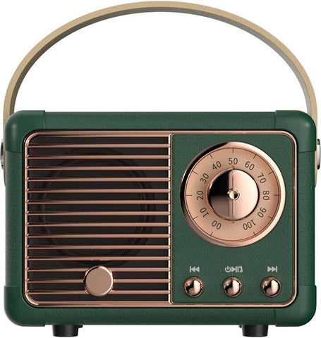 Vintage Bluetooth Speaker, Green