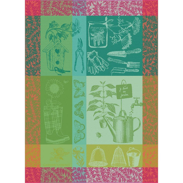 Kitchen Towel, Made in France, Mon Petit Jardin Printemps
