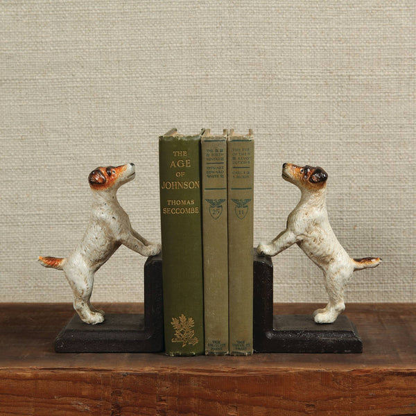Bookend, Cast Iron Jack Russell, Single