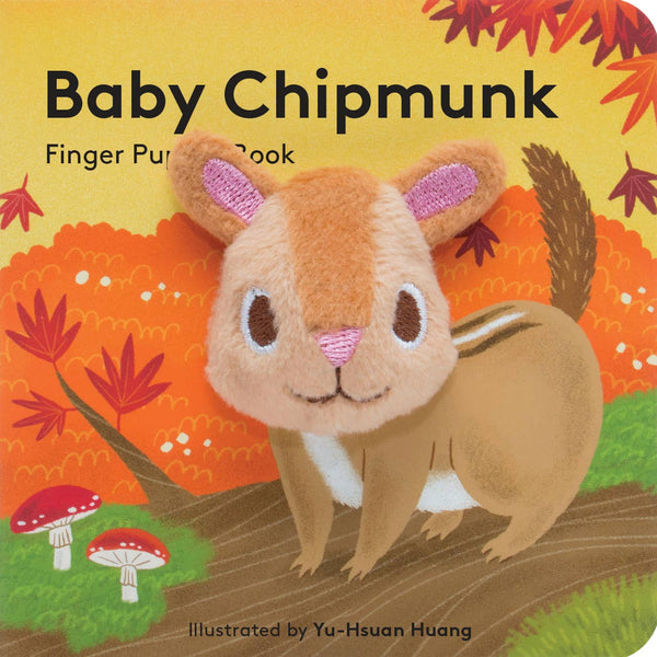 Children's Book, Baby Chipmunk: Finger Puppet