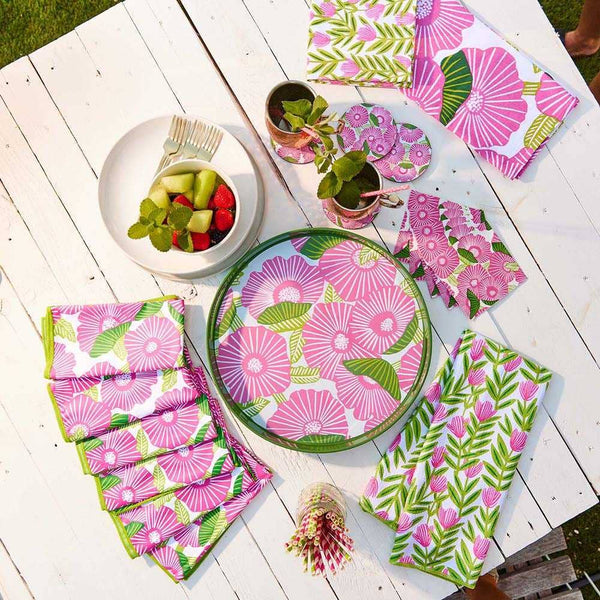 Poppy Papaver Paper Cocktail Napkins