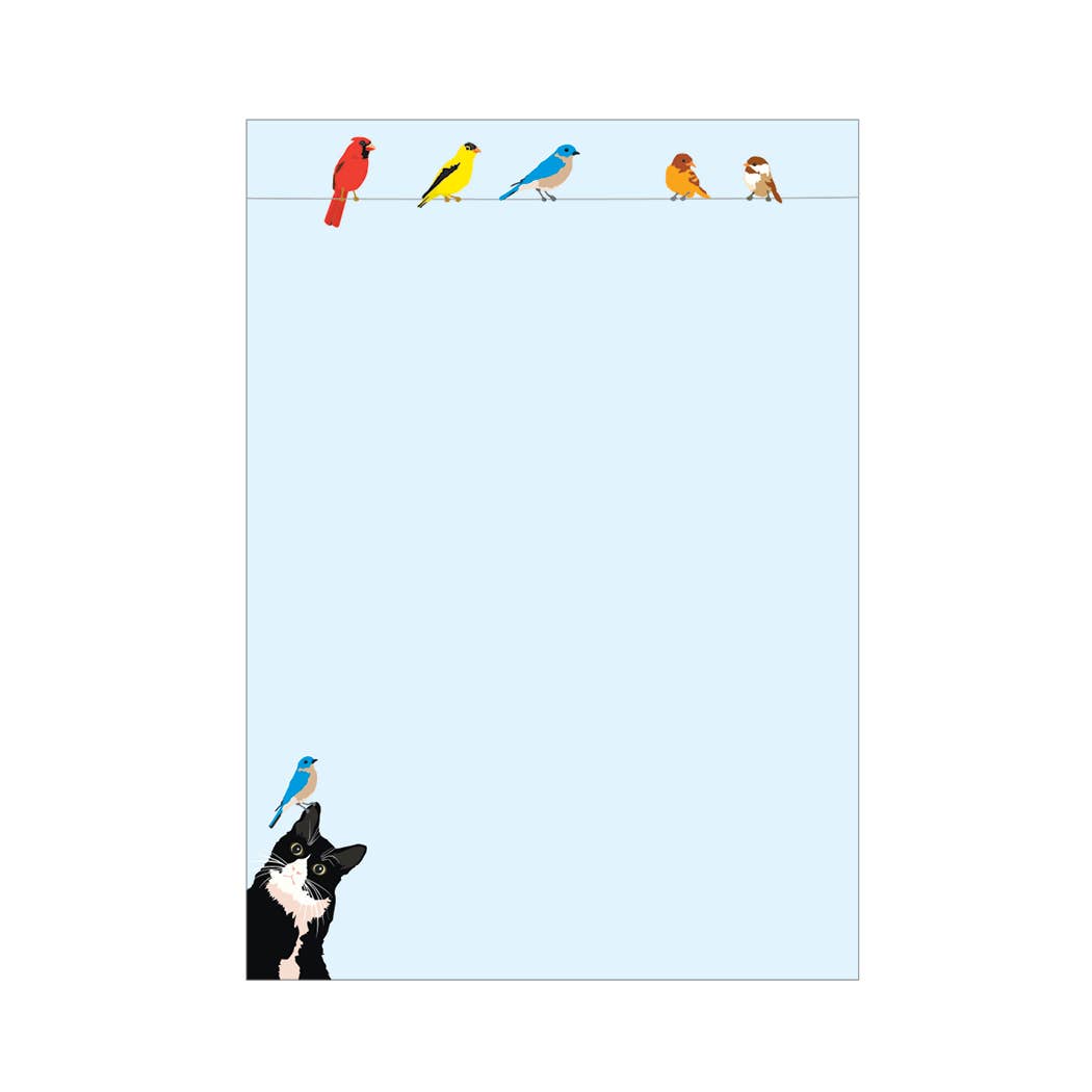 Notepad, Birds on a Wire 4.75x6.5
