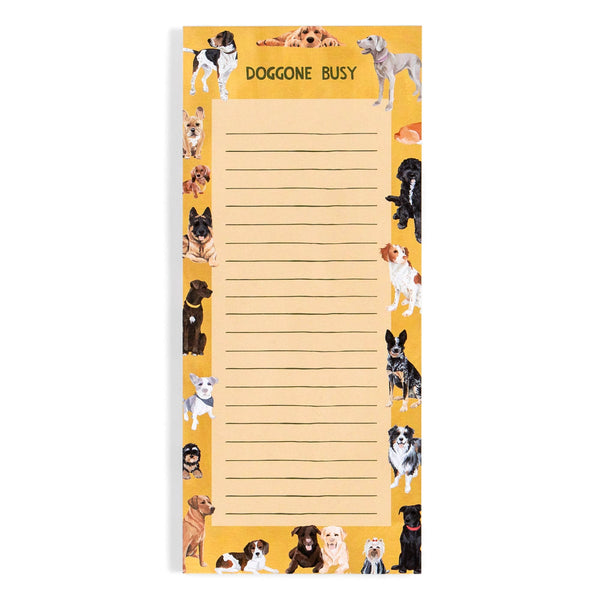 Doggone Busy Dogs To Do Notepad