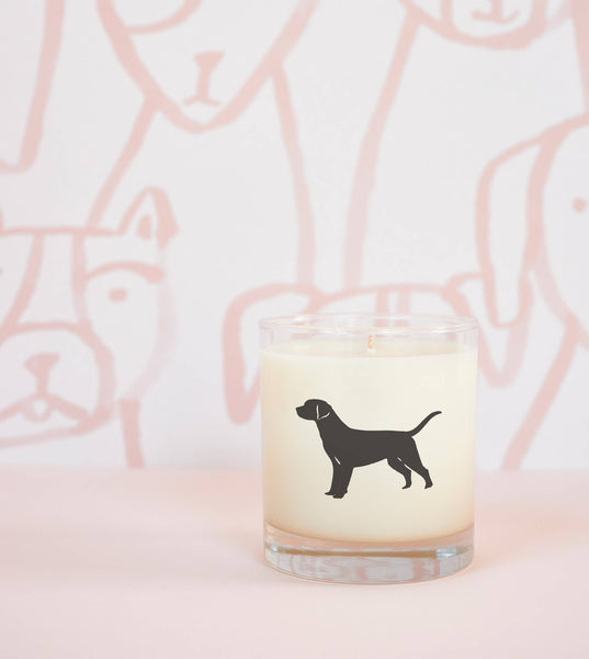 Candle, Rescue Dog Breed Reusable Glass