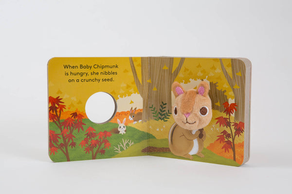 Children's Book, Baby Chipmunk: Finger Puppet