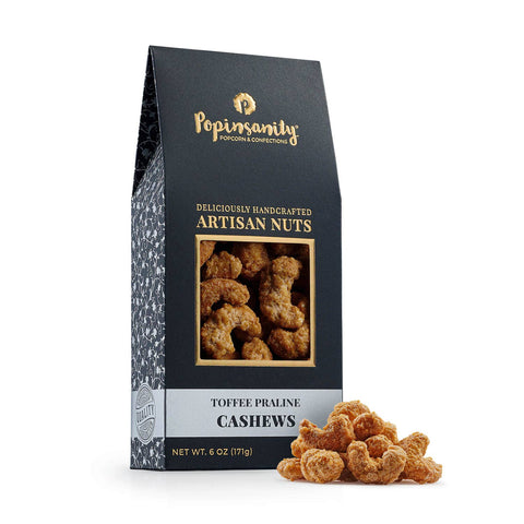 Gourmet Nuts, Toffee Praline Cashews | 6oz